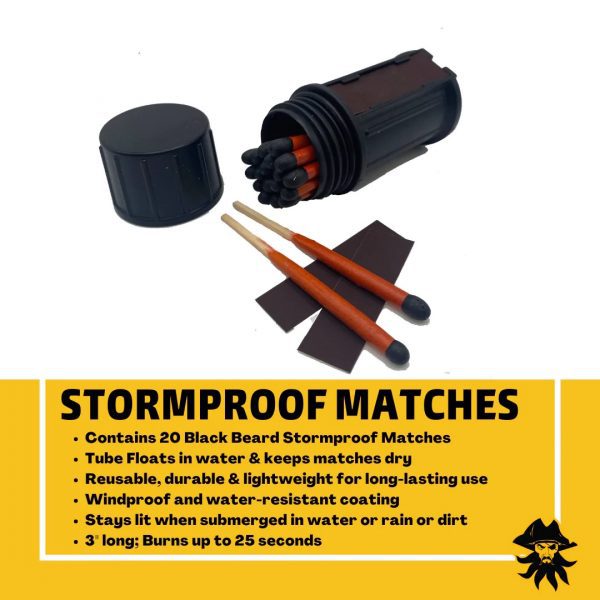 Black Beard Stormproof Matches