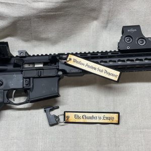 AR-15 Rifle with Chamber Safety Flags