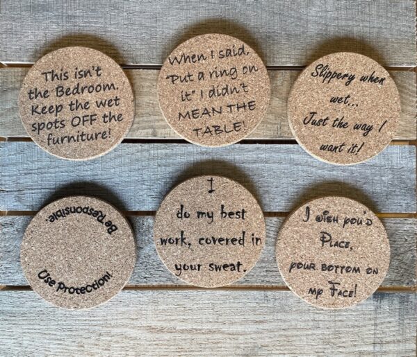 WOCS Cork Coaster Set - Image 2