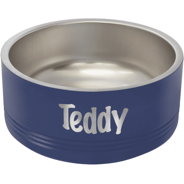 Navy Blue Medium Pet Bowl