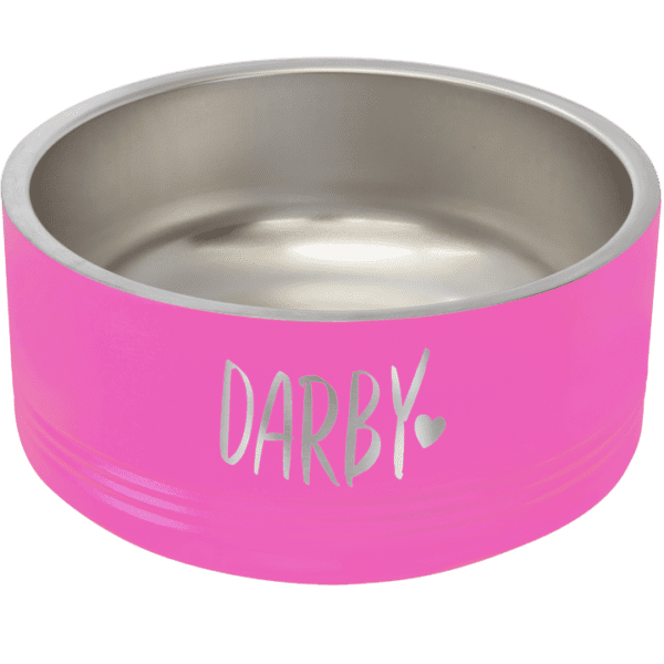 Pink Medium Pet Bowl